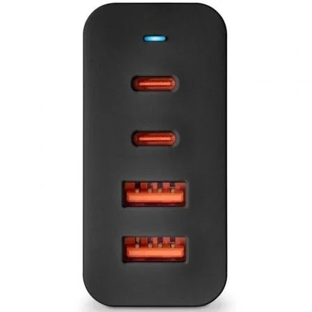 NGS Cargador de Pared GaN2 100W 2xUSB-C y 2xUSB-A Negro NGS Cargador de Pared GaN2 100W 2xUSB-C y 2xUSB-A Negro